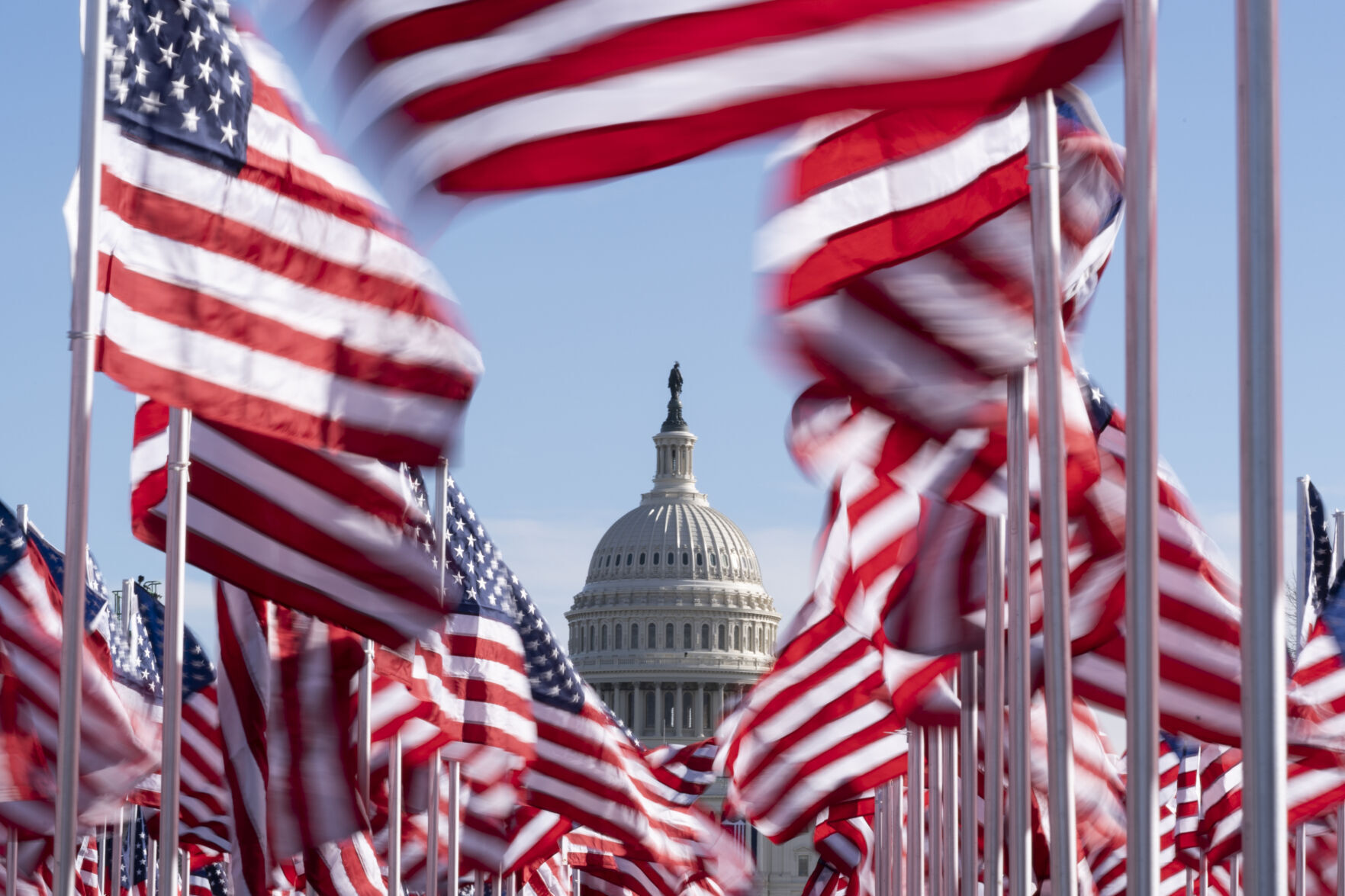 APTOPIX Biden Inauguration Flags